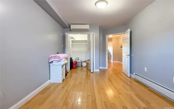 a very nice looking room with a wooden floor
