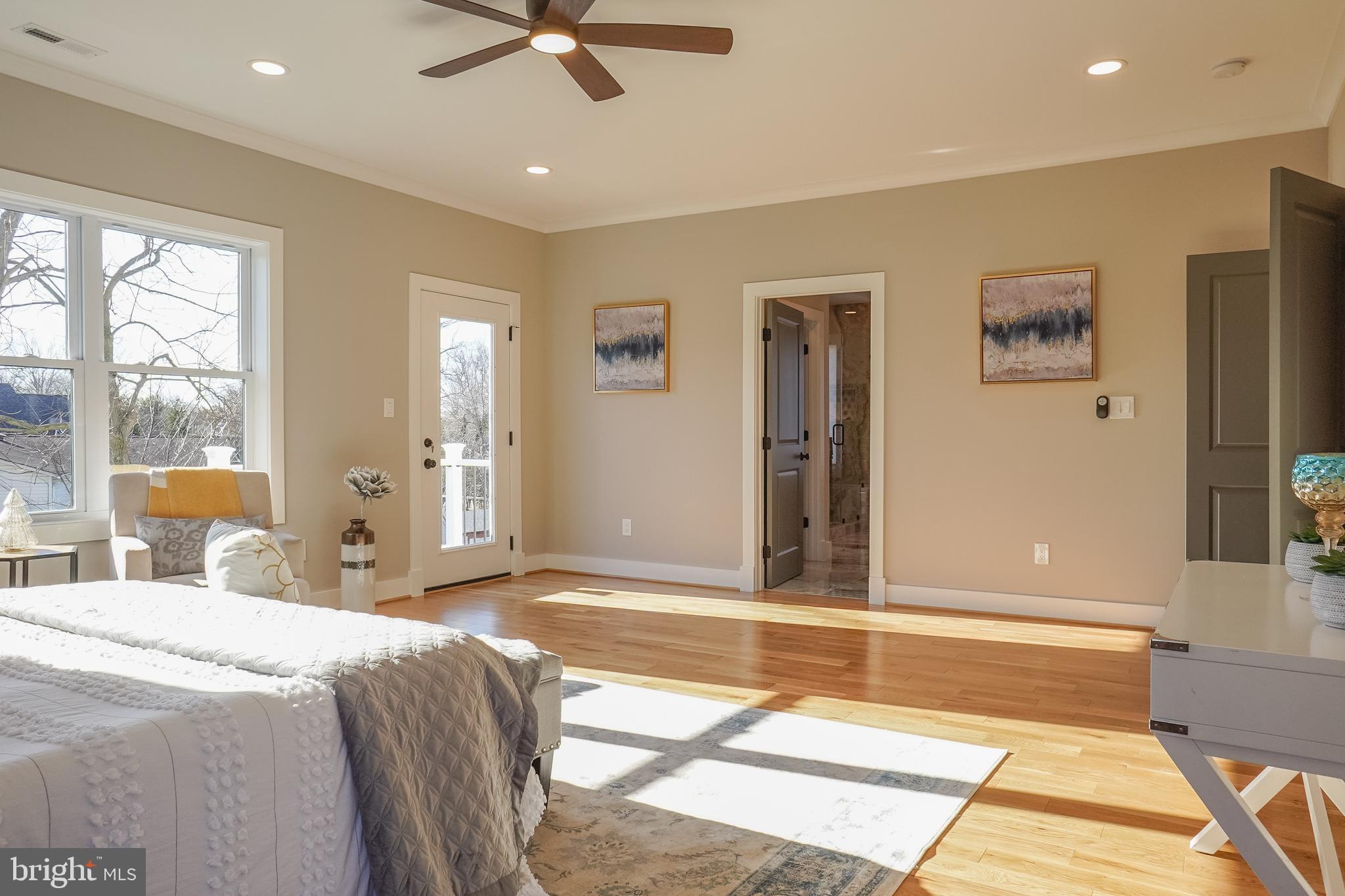 6937 Oak Ridge Road Falls Church, VA 22042 - Photo 35 of 73 Master Bedroom w Balcony