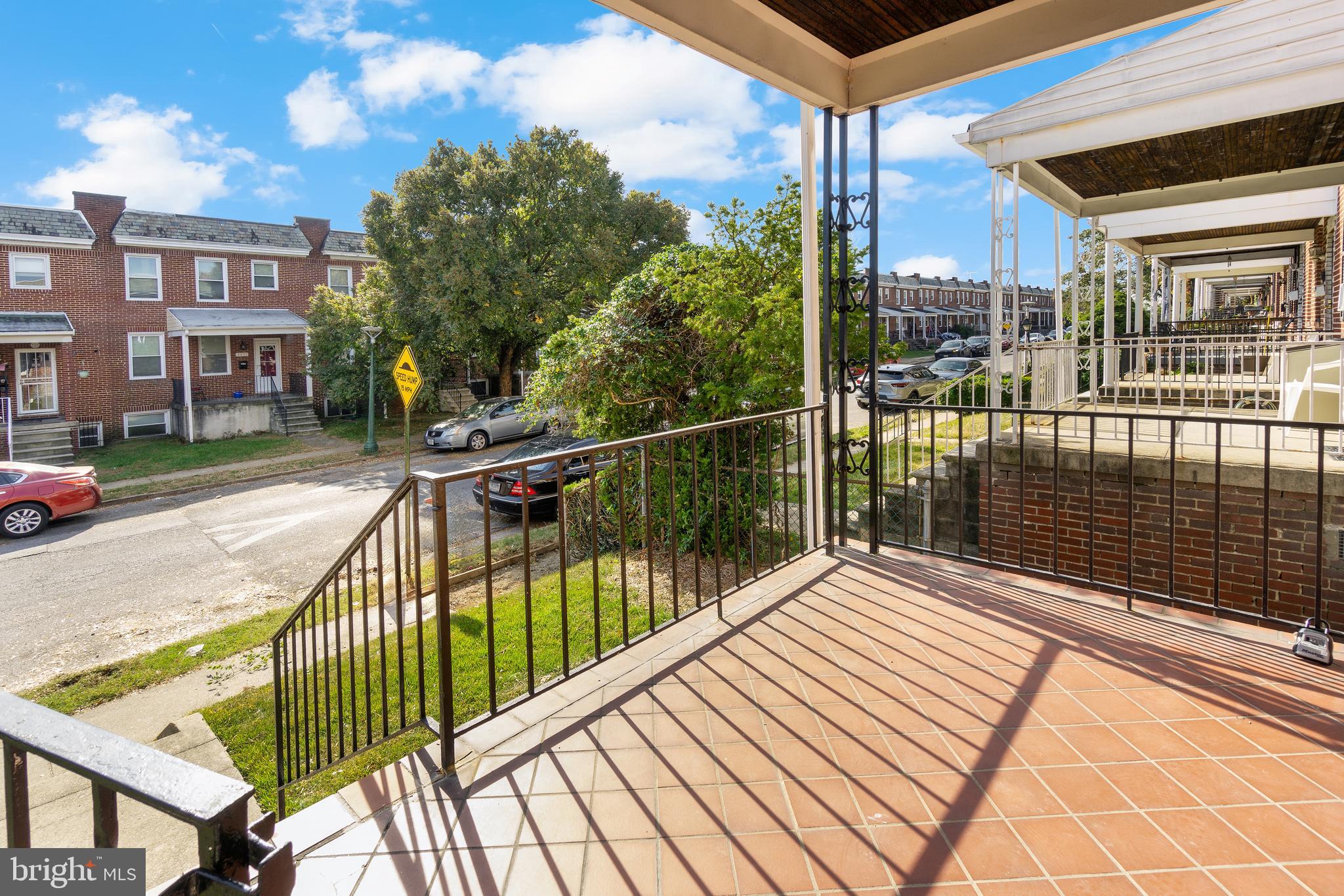 3572 Juneway, Unit 1 Baltimore, MD 21213 - Photo 15 of 23 a balcony with view of swimming pool