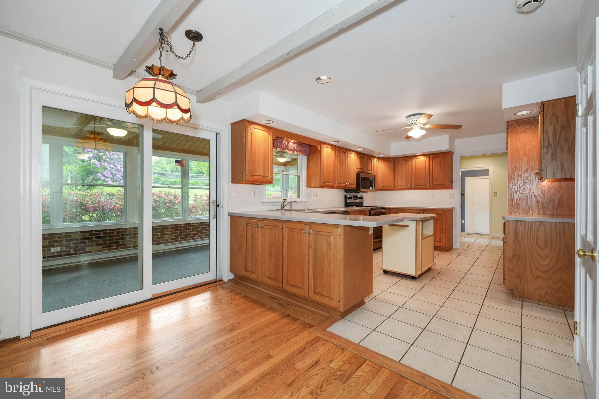 681 Brintons Bridge Road West Chester, PA 19382 - Photo 20 of 64 Kitchen Leading to Sunroom