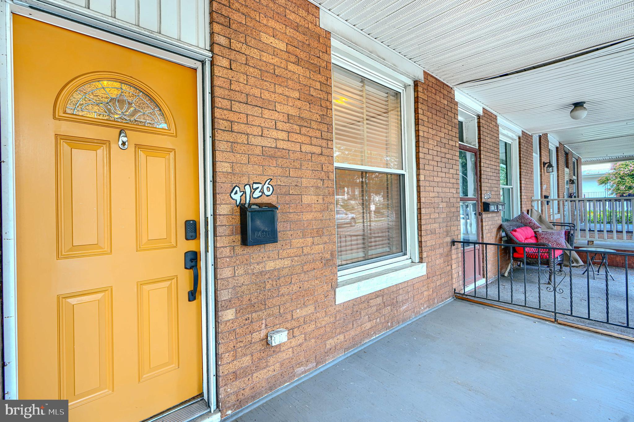 4126 Falls Road Baltimore, MD 21211 - Photo 4 of 35 a view of a entryway door of the house
