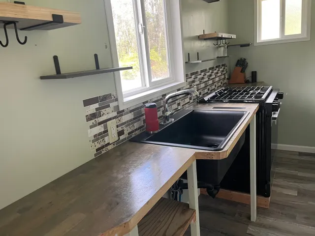 a close up of a fireplace