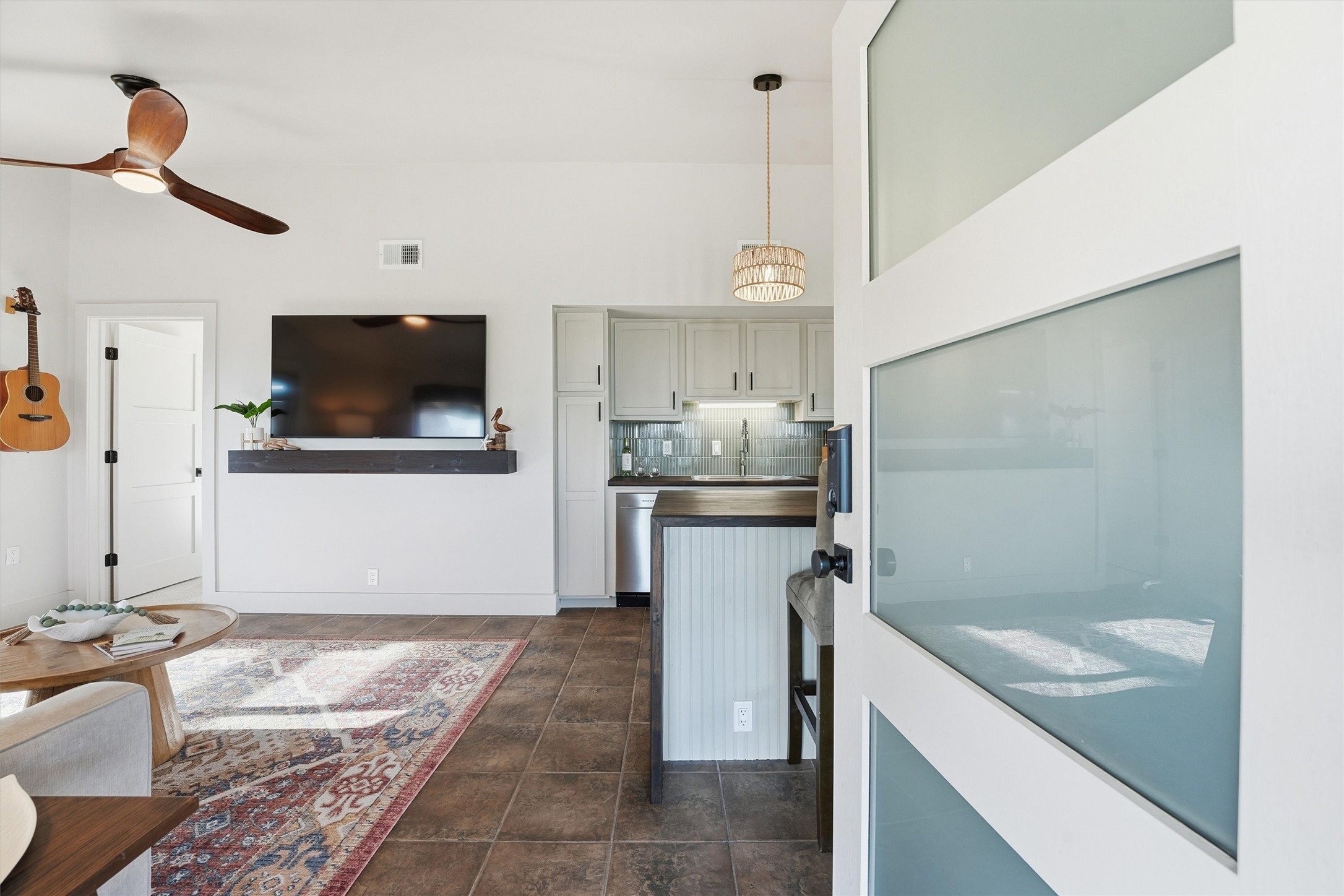 16530 Lewis Scot Road Jamaica Beach, TX 77554 - Photo 11 of 35 Walking through the front door.