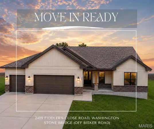 $487,500 | 2409 Fiddlers Close Road, Unit 111 STB INVENTORY READY, Washington, MO 63090