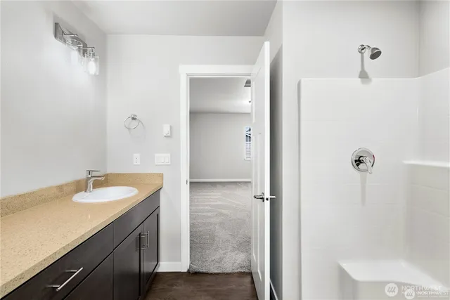 a view of an empty room