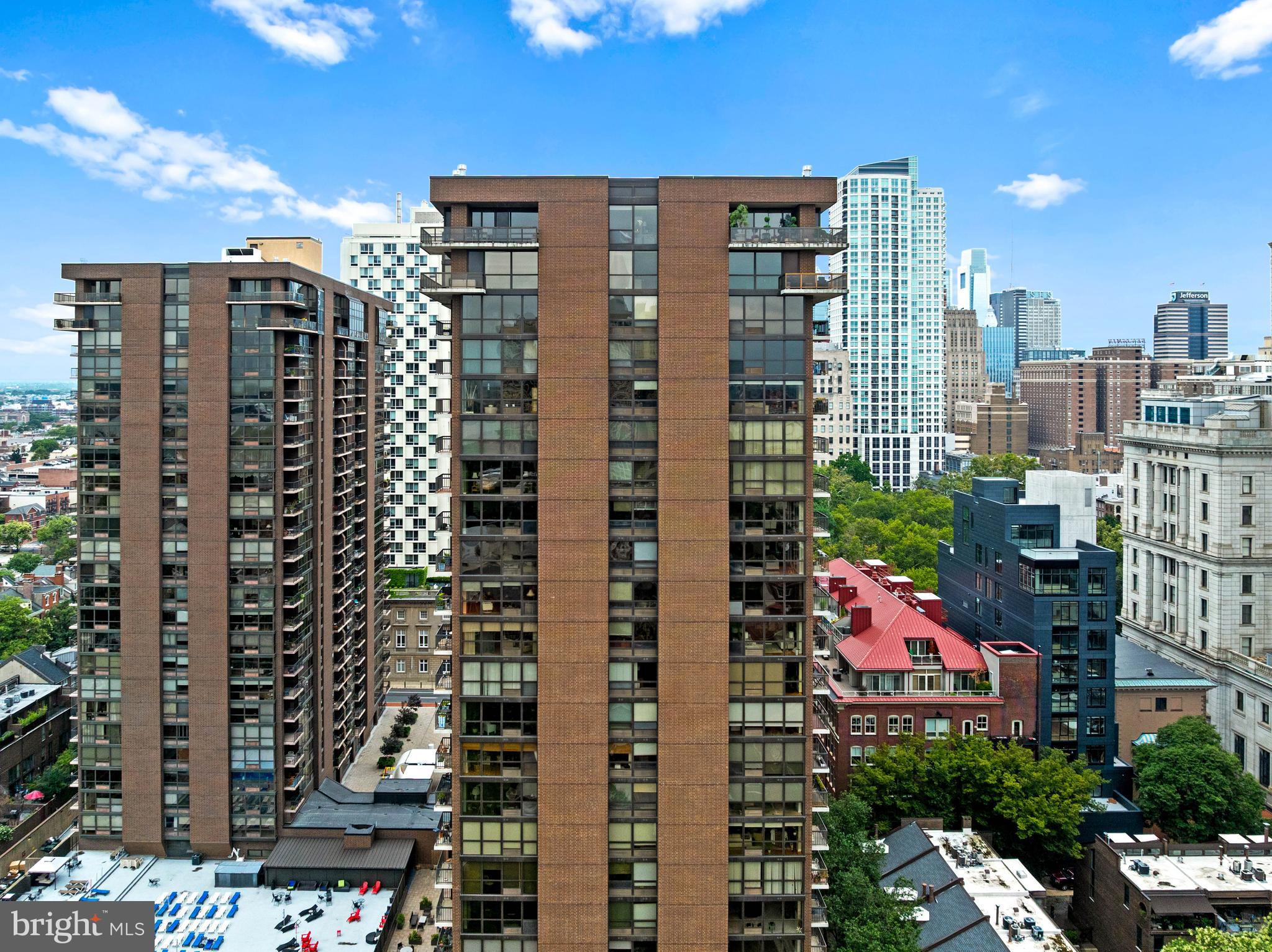 233 South 6th Street, Unit 2009 Philadelphia, PA 19106 - Photo 53 of 55 a view of a city with tall buildings