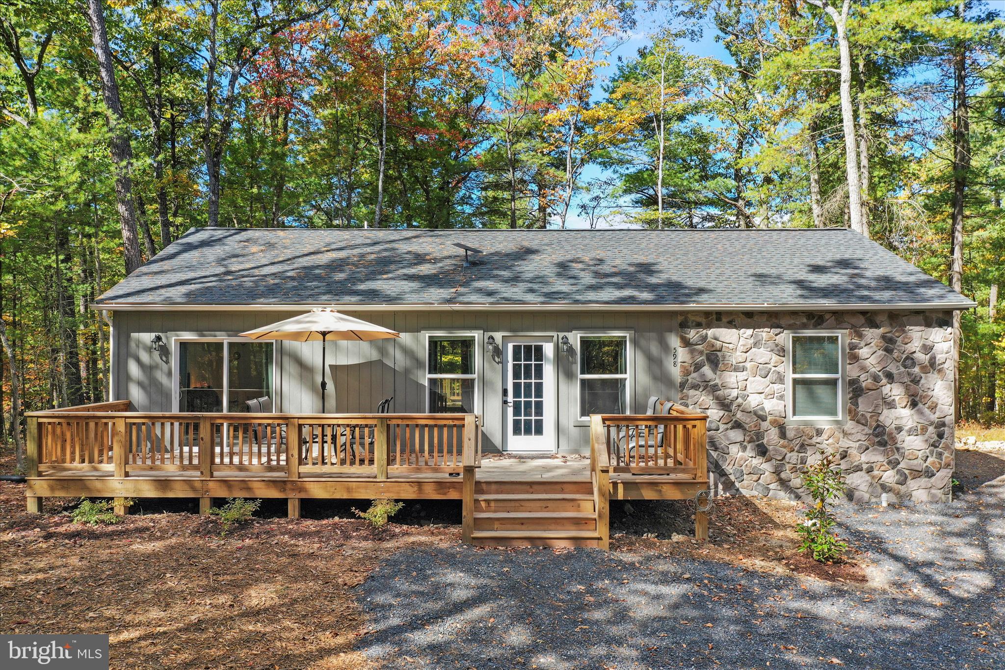 598 Crabapple Road Mount Jackson, VA 22842 - Photo 3 of 32 front view of a house with a yard table and chairs