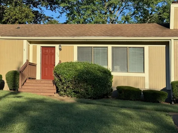 a view of backyard with a garden and plants