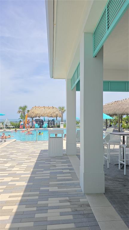 422 Good Life Way Daytona Beach, FL 32124 - Photo 73 of 79 a view of a terrace with wooden floor and dining space