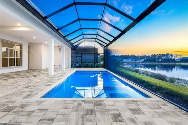 a view of a swimming pool