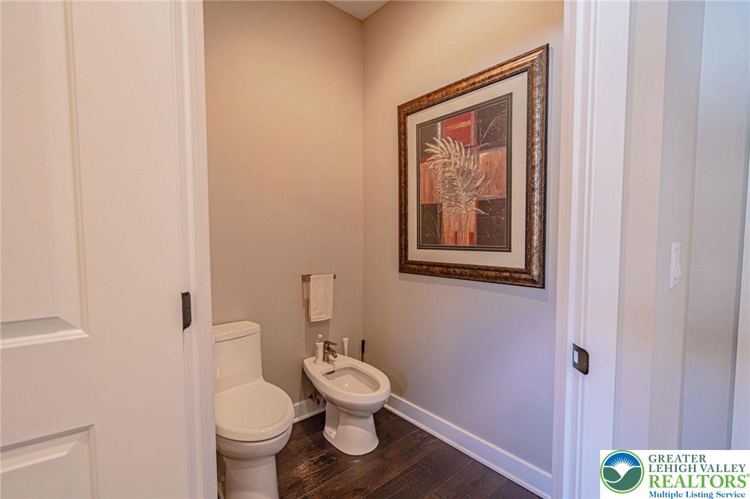 2560 Gracie Lone Lower Macungie Township, PA 18062 - Photo 49 of 68 a bathroom with a toilet and a painting on the wall