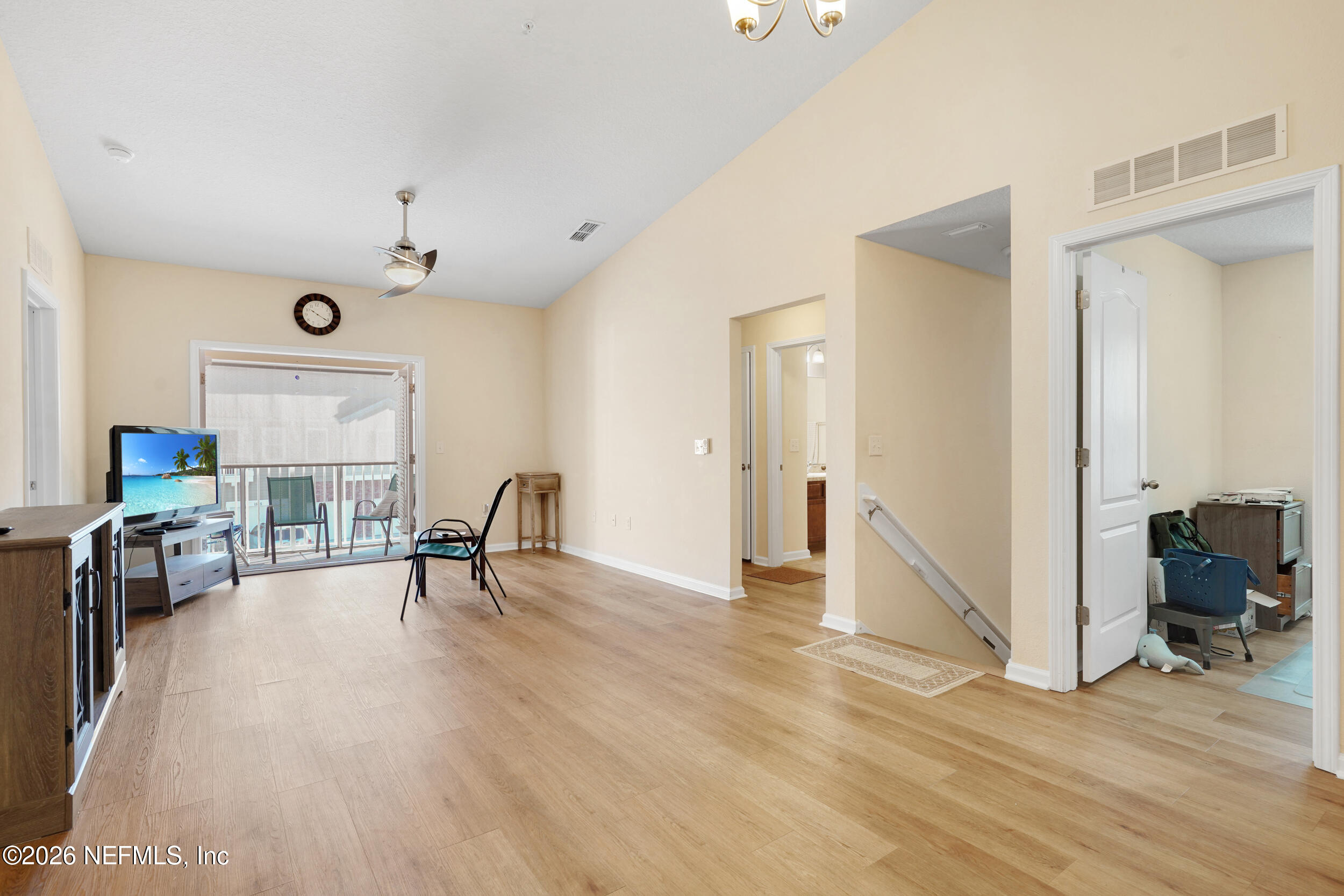 1424 Golden Lake Loop St. Augustine, FL 32084 - Photo 15 of 40 a living room with furniture and a flat screen tv