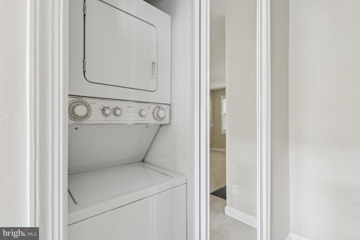 2803 Arlington Boulevard, Unit 101 Arlington, VA 22201 - Photo 8 of 12 a utility room with dryer and washer