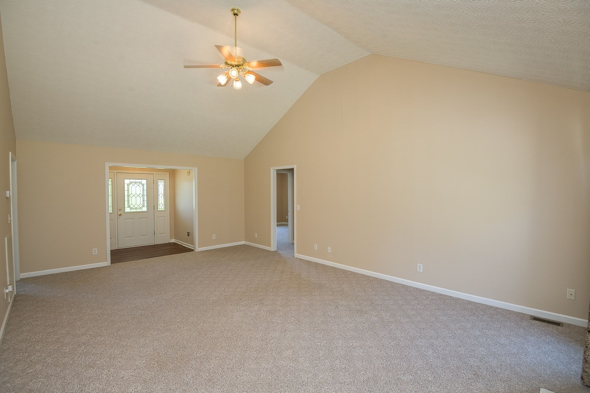 4165 Mt Zion Road Springfield, TN 37172 - Photo 22 of 42 a view of an empty room with a chandelier fan