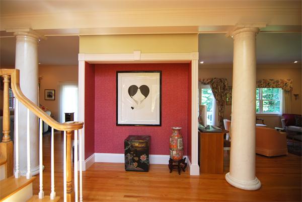 7 Mill Brook Road Lexington, MA 02420 - Photo 4 of 21 a front view of a house with entryway