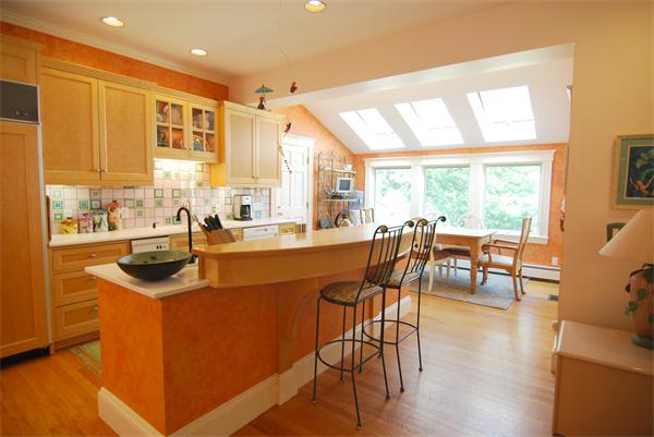 7 Mill Brook Road Lexington, MA 02420 - Photo 7 of 21 a view of a dining room with furniture window and outside view