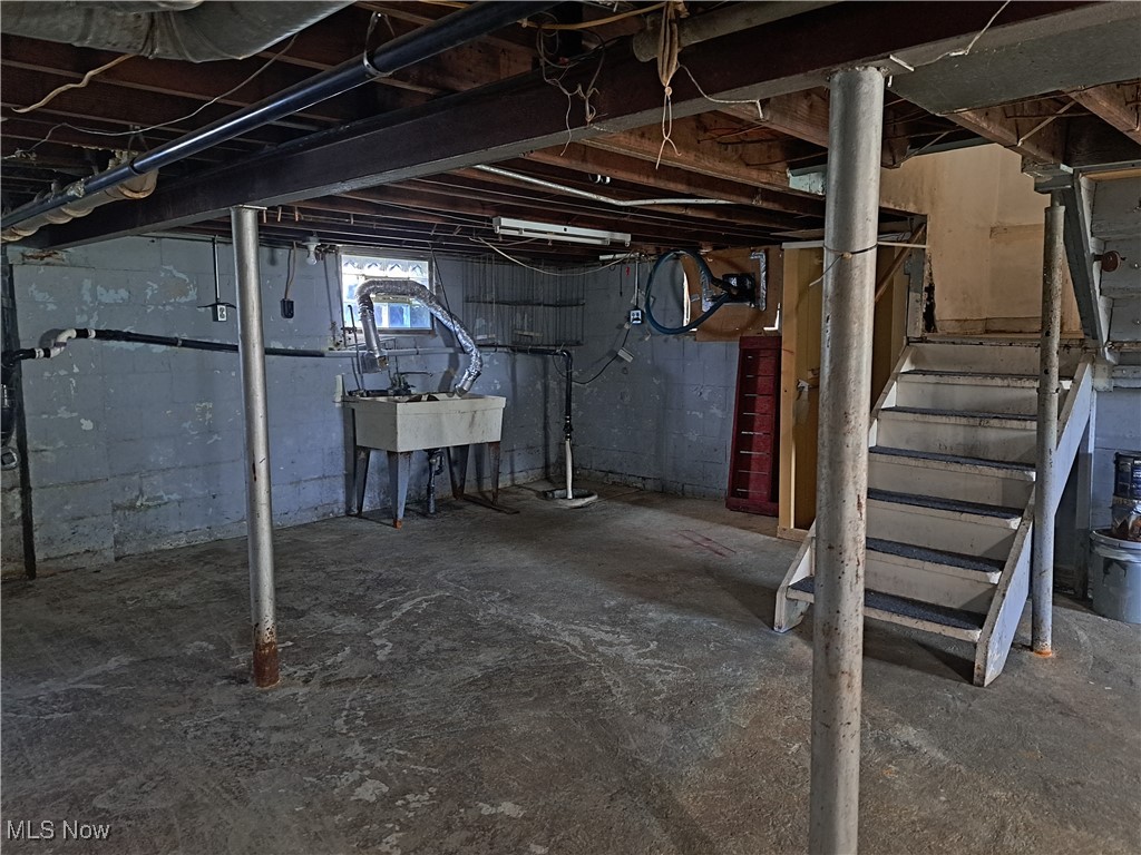 2245 North Ridge Road Lorain, OH 44055 - Photo 21 of 24 Basement featuring sink