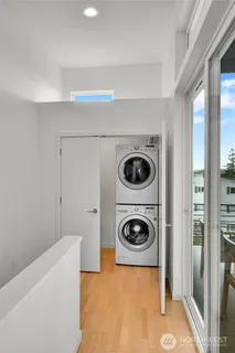 a view of pool with outdoor seating space