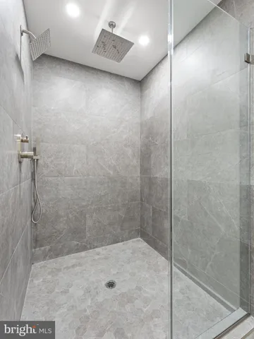 a view of a room with empty racks