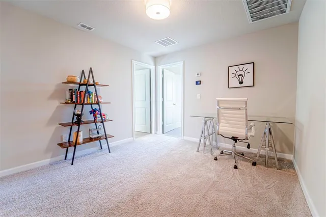 a view of a livingroom with an empty space