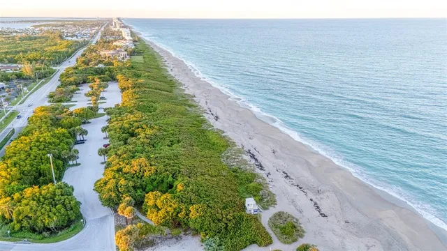 a view of a city and an ocean
