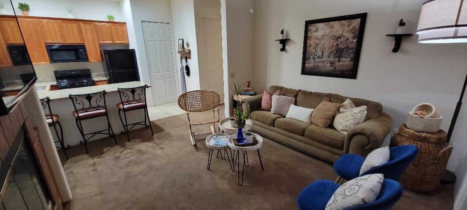 50680 Santa Rosa Plaza, Unit 4 La Quinta, CA 92253 - Photo 5 of 16 Living Room Aerial