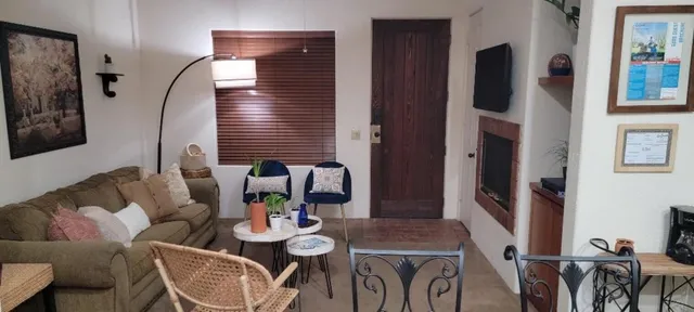 a view of living room and window