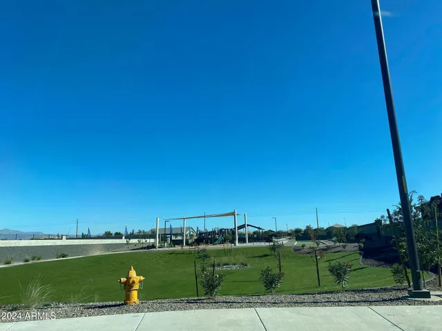 a view of a city and a lake