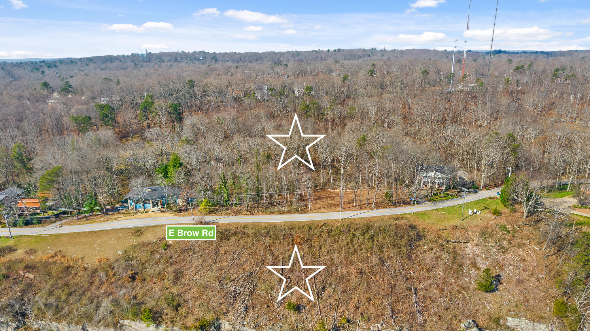 0 East Brow Road, Unit LOT 12 Signal Mountain, TN 37377 - Photo 14 of 37 Aerial View