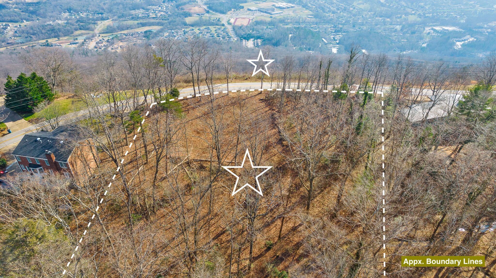0 East Brow Road, Unit LOT 12 Signal Mountain, TN 37377 - Photo 17 of 37 Approx Boundary Lines