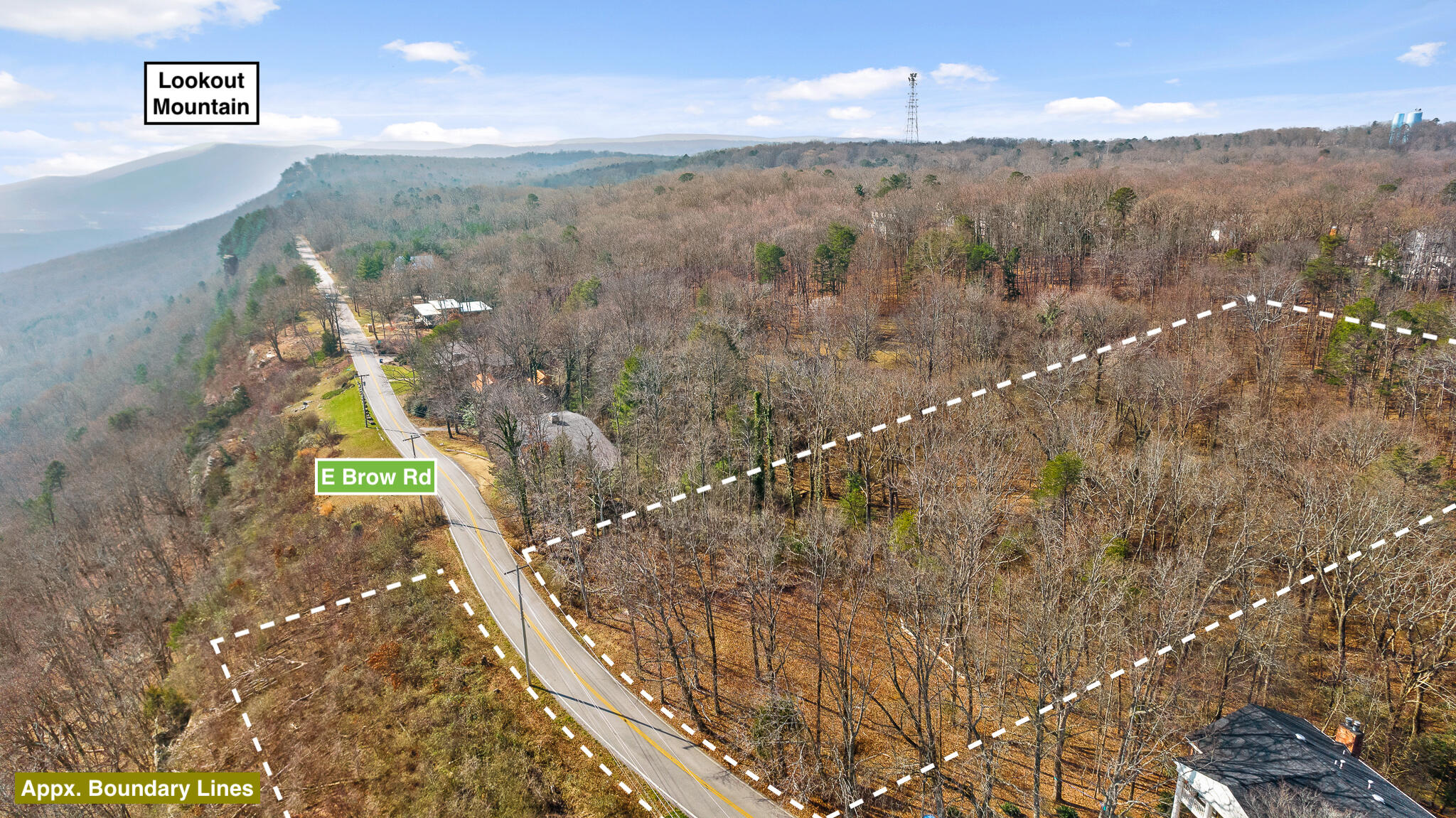 0 East Brow Road, Unit LOT 12 Signal Mountain, TN 37377 - Photo 2 of 37 Approx Boundary Lines