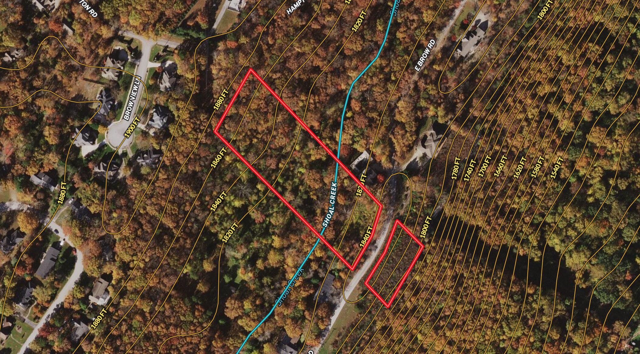 0 East Brow Road, Unit LOT 12 Signal Mountain, TN 37377 - Photo 5 of 37 Approx Boundary Lines