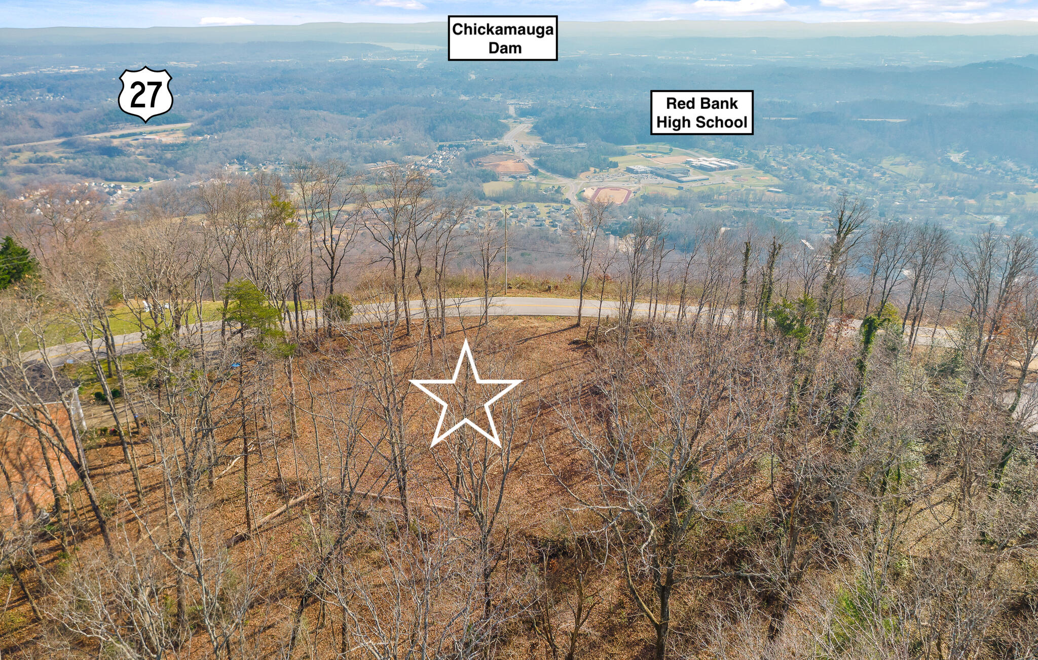 0 East Brow Road, Unit LOT 12 Signal Mountain, TN 37377 - Photo 8 of 37 Aerial View