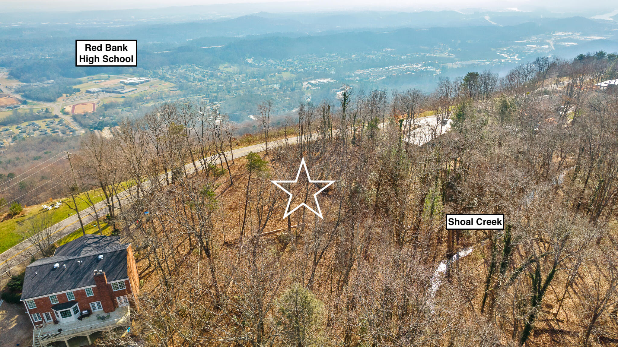 0 East Brow Road, Unit LOT 12 Signal Mountain, TN 37377 - Photo 9 of 37 Aerial View