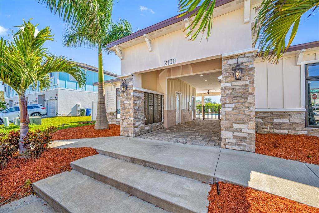 2115 Sebring Place Clearwater, FL 33760 - Photo 46 of 59 a view of a house with swimming pool and sitting area