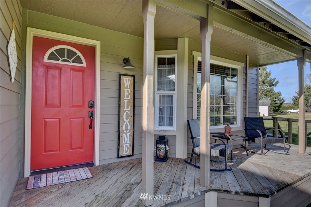 5124 183rd Lane Southwest Rochester, WA 98579 - Photo 2 of 31 a view of a entryway door of the house