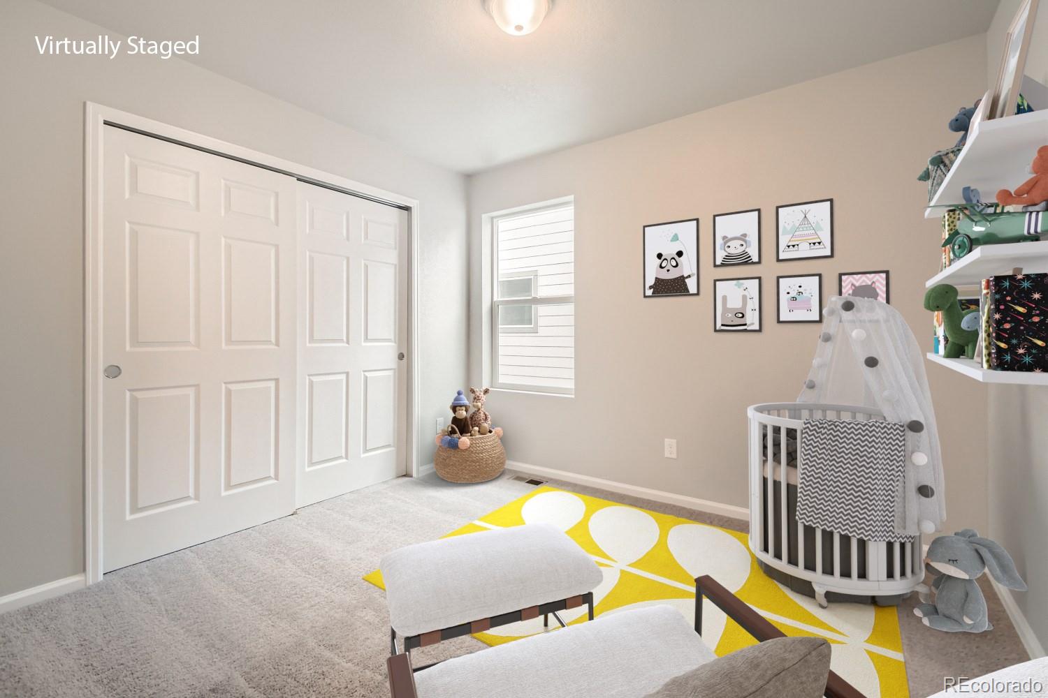 19032 High Point Boulevard Denver, CO 80249 - Photo 16 of 17 a bedroom with furniture and a window