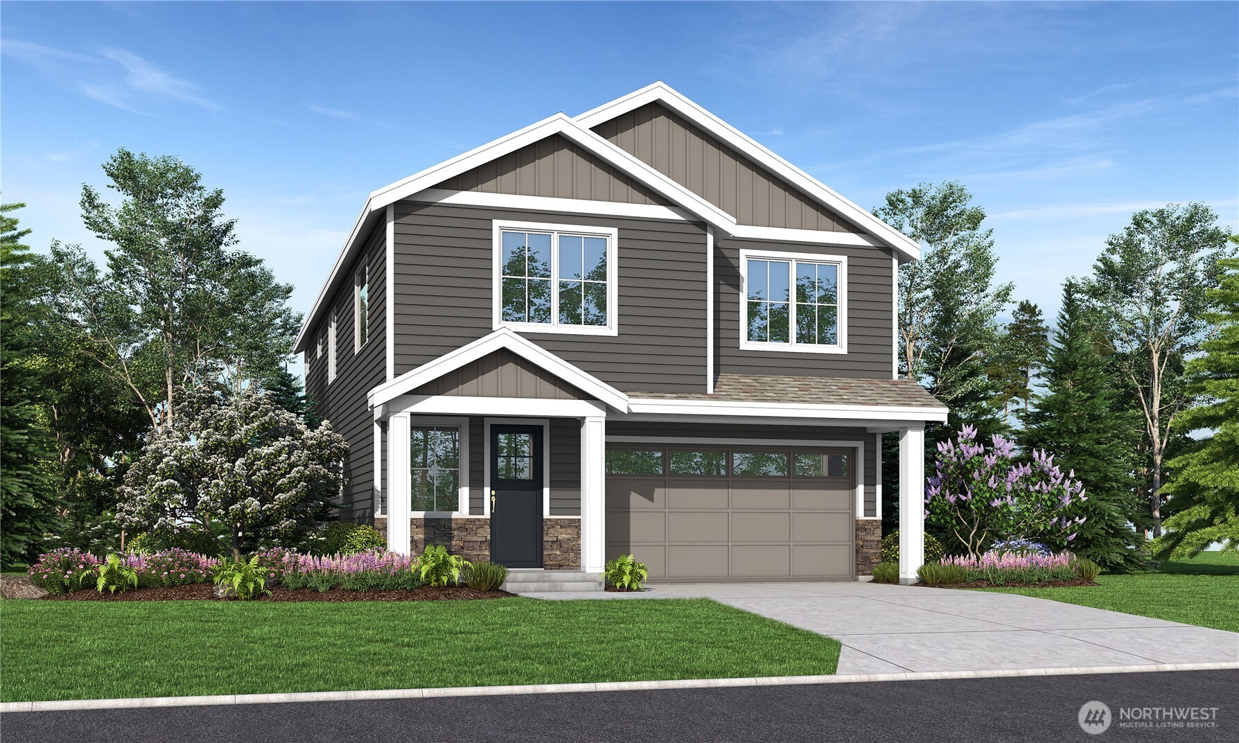 2452 Ridgeway Drive Oak Harbor, WA 98277 - Photo 1 of 10 a front view of a house with a yard and trees