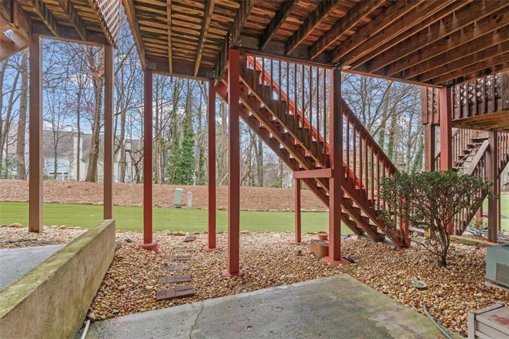 1200 Wing Street, Unit 8 Atlanta, GA 30350 - Photo 35 of 54 a view of an outdoor space with a patio