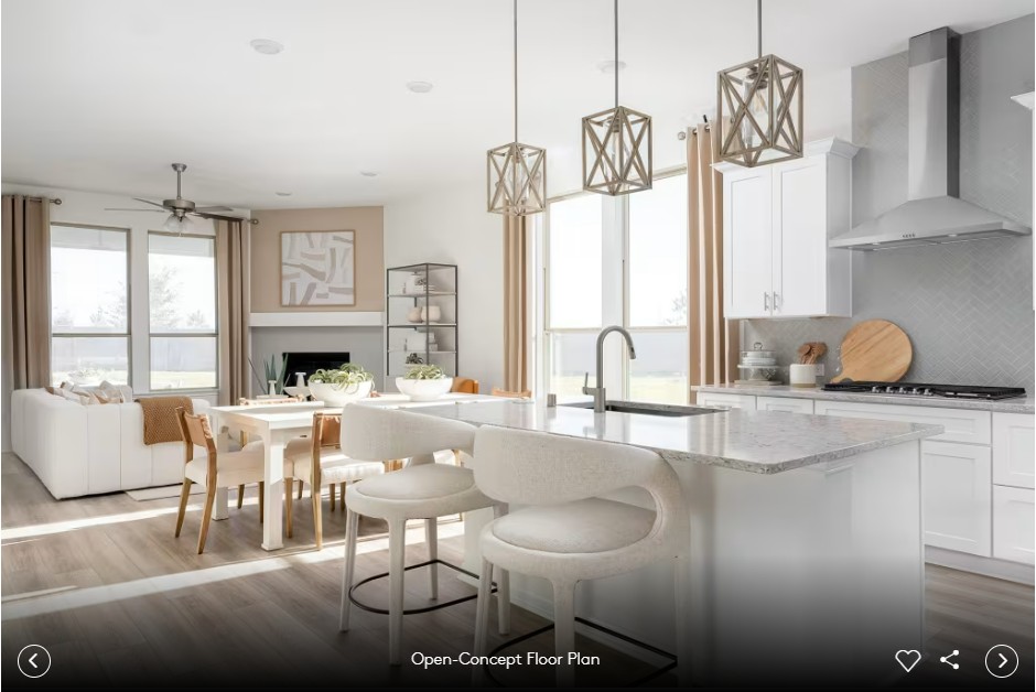 579 Rubber Tree Way Buda, TX 78610 - Photo 5 of 9 a dining room with furniture a chandelier and window