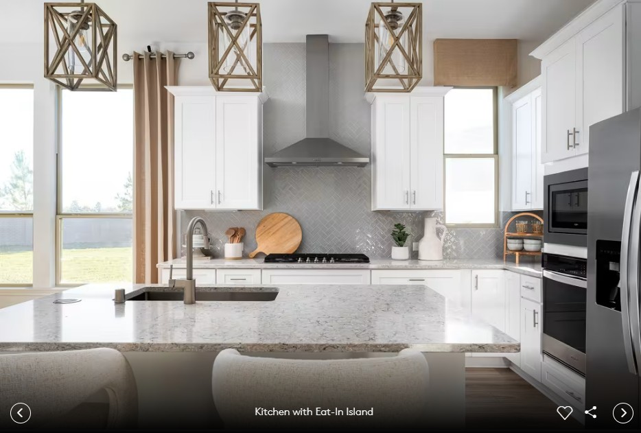 579 Rubber Tree Way Buda, TX 78610 - Photo 6 of 9 a kitchen with stainless steel appliances granite countertop a sink and a counter space