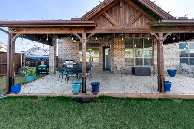 a view of a house with patio