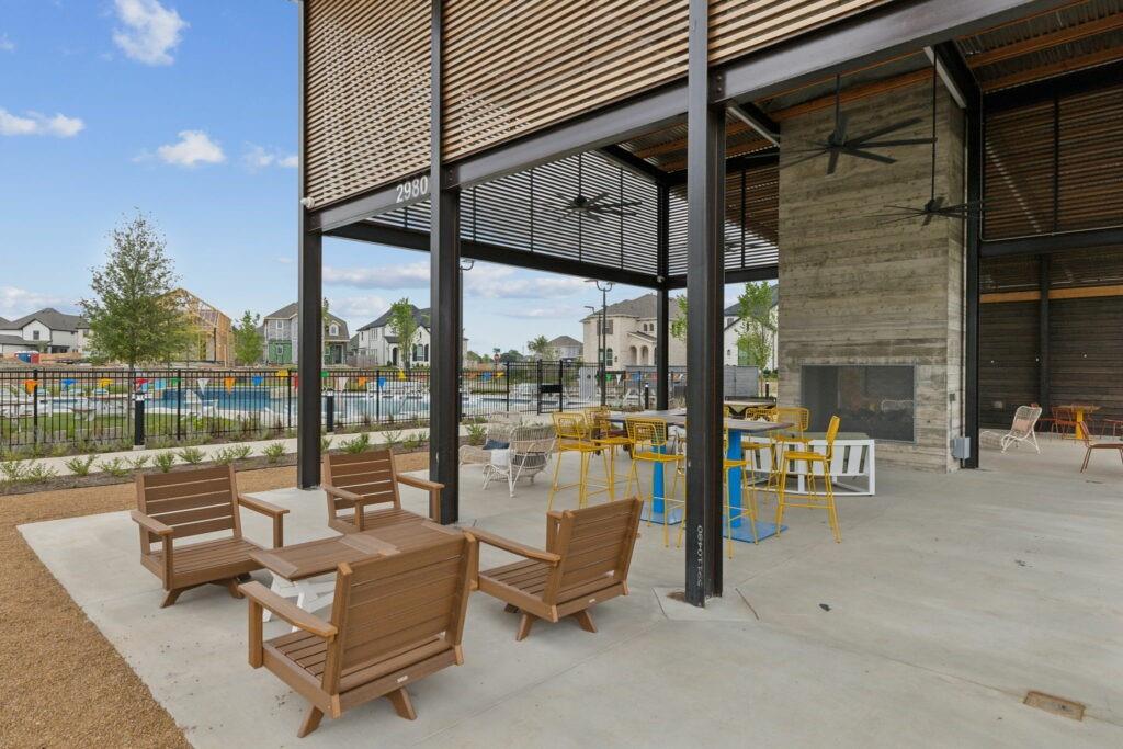 2837 Bluejack Road McKinney, TX 75071 - Photo 31 of 40 a building outdoor space with patio furniture