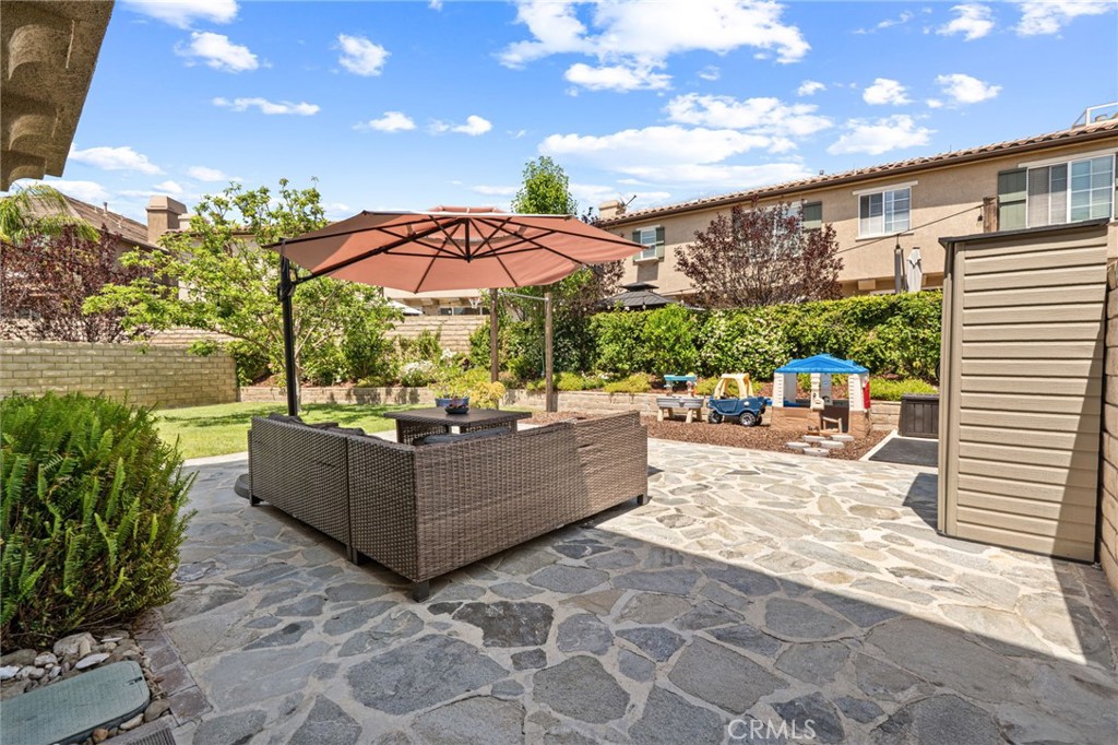 28356 Santa Rosa Lane Saugus, CA 91350 - Photo 2 of 50 a view of a patio with couches and potted plants