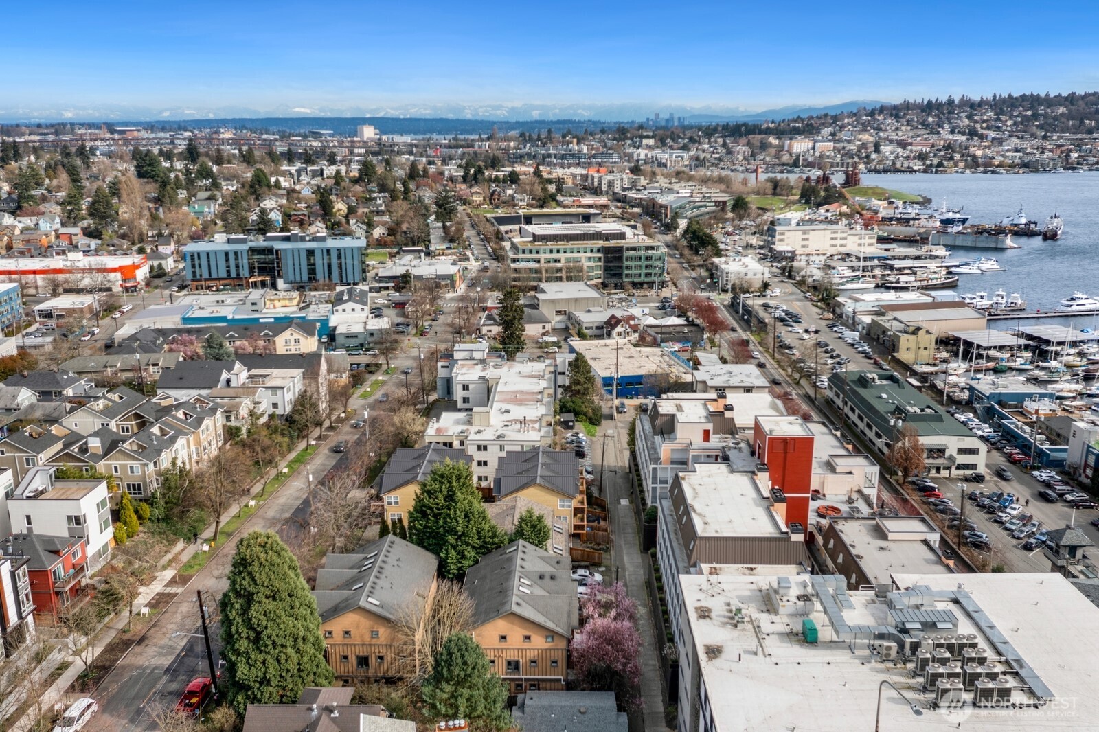 921 North 35th Street, Unit B Seattle, WA 98103 - Photo 27 of 28 an aerial view of a city