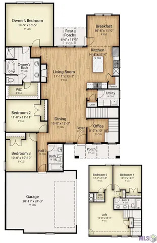 $458,990 | 40176 Belle Trce Avenue, Gonzales, LA 70737