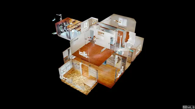 a view of a storage room