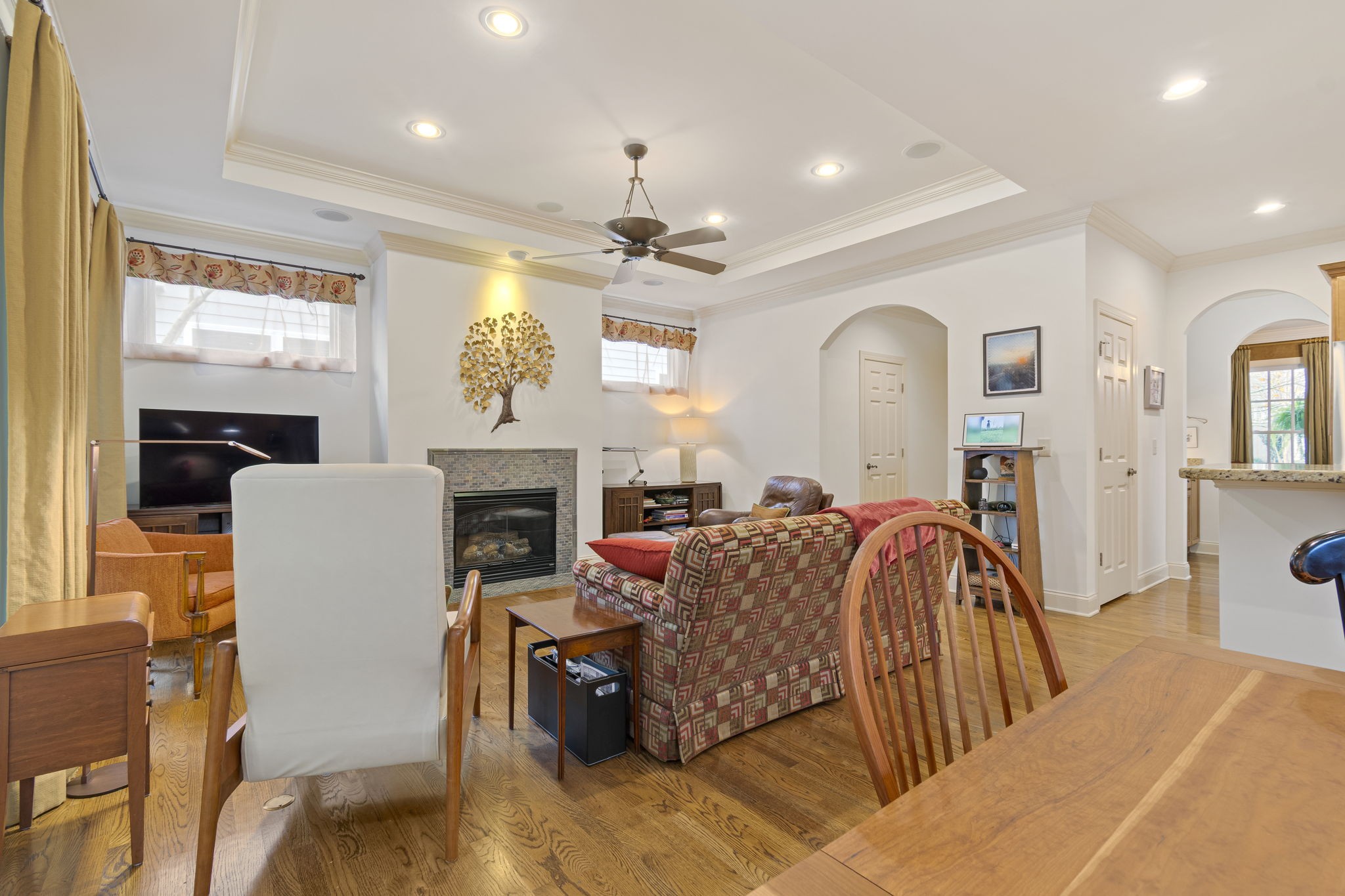 713 Pearre Springs Way Franklin, TN 37064 - Photo 23 of 95 a living room with furniture and a fireplace