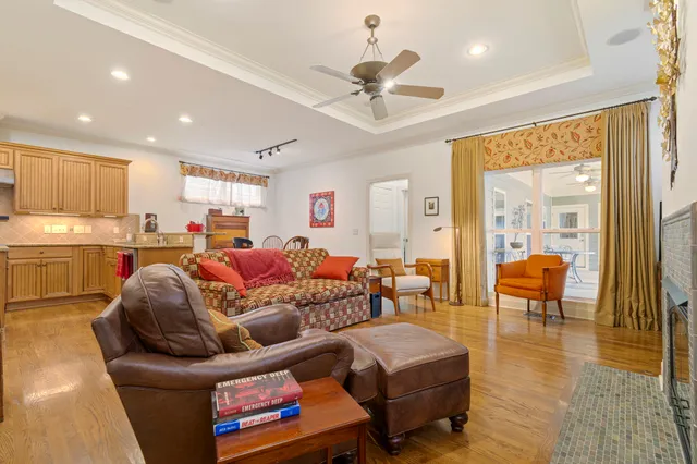 a kitchen with stainless steel appliances granite countertop a refrigerator sink and cabinets