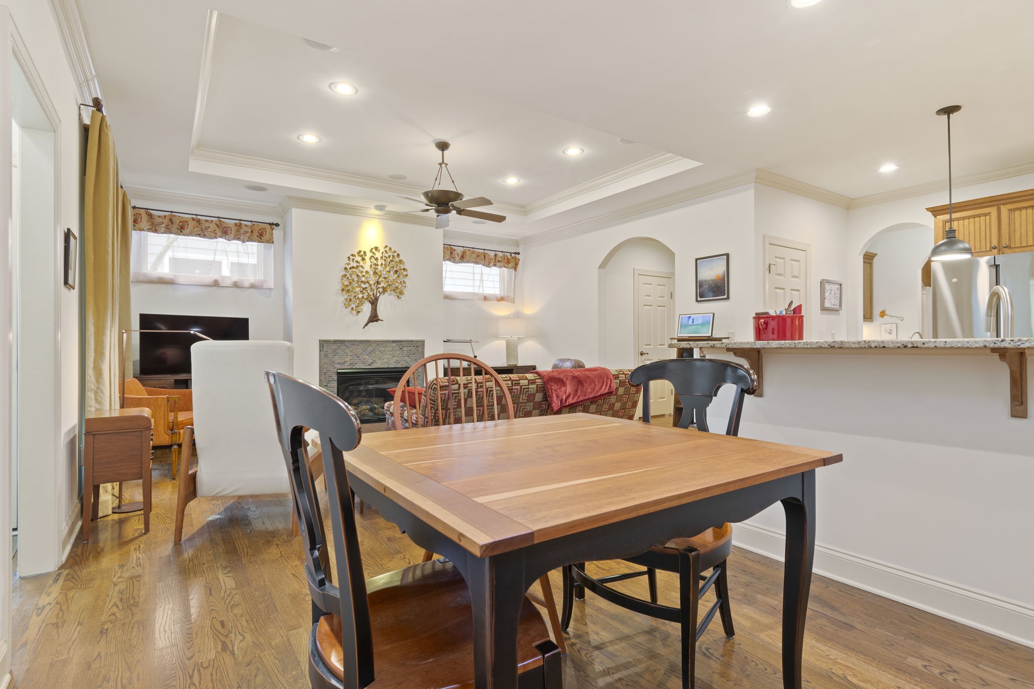 713 Pearre Springs Way Franklin, TN 37064 - Photo 33 of 95 a view of a dining room with furniture and wooden floor